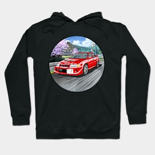 Mitsubishi Lancer Evolution VI - animauto Hoodie